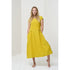 Image 20 of Pure linen dress with a hidden zip on the side and side pockets Jura from Baltic Linen